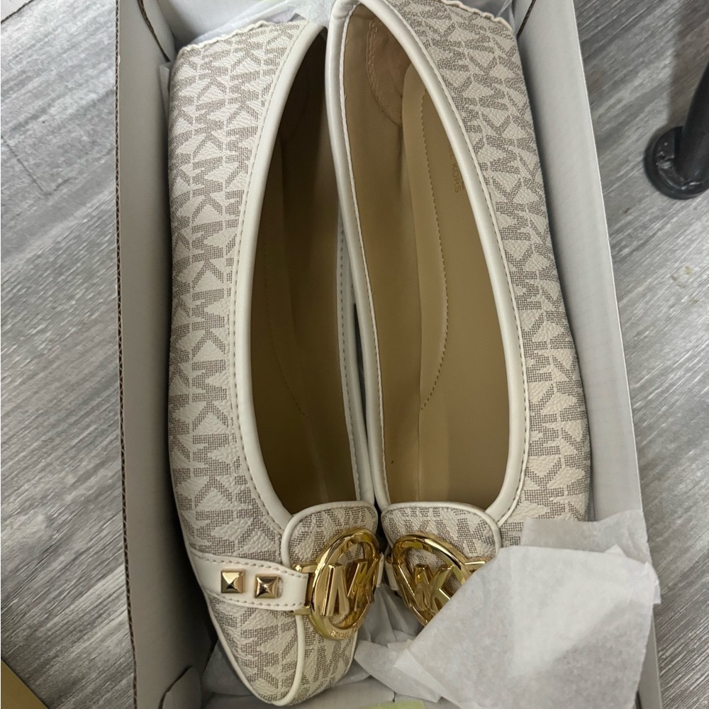 MK Fulton Studded Logo Moccasin